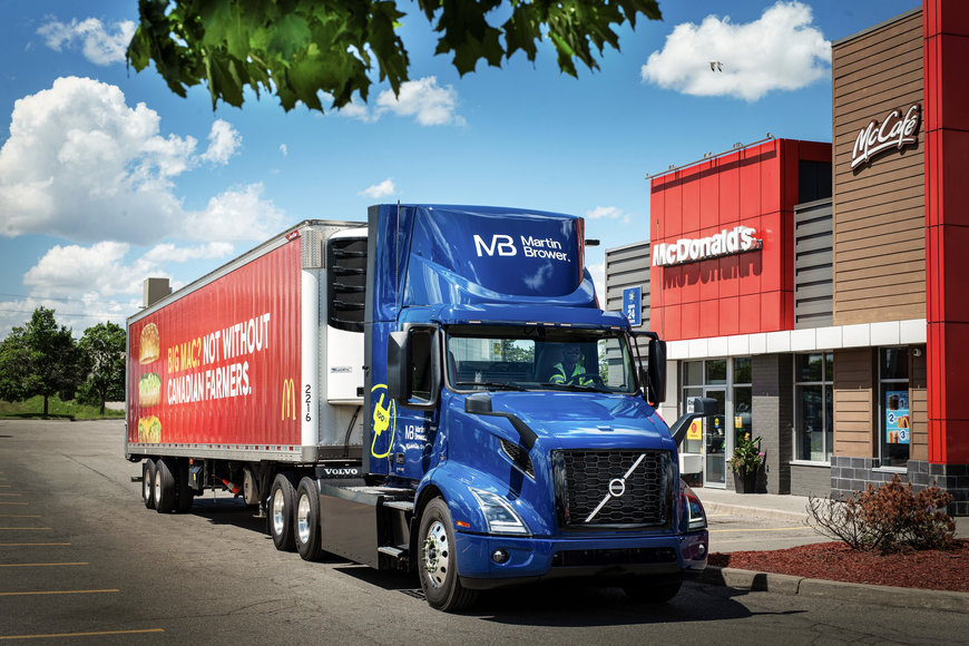 Volvo Trucks and Martin Brower Expand Electric Fleet for McDonald's Canada